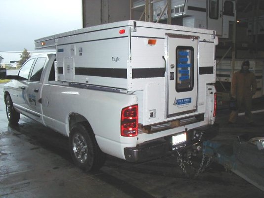 Eagle on full sized dodge ram 2500 #2.JPG