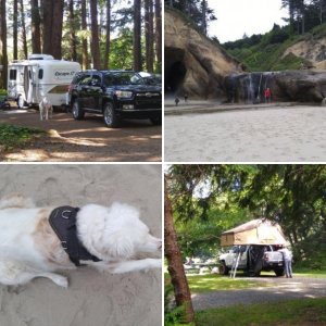 Cannon Beach - Wrights for Camping Campground - Hug State Park