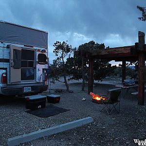 Campground at Berlin Ichthyosaur State Park, Nevada