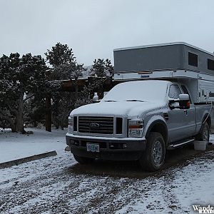 Campground at Berlin Ichthyosaur State Park, Nevada