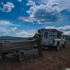 Sky above Eagle Lake