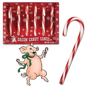 Bacon Candy Canes