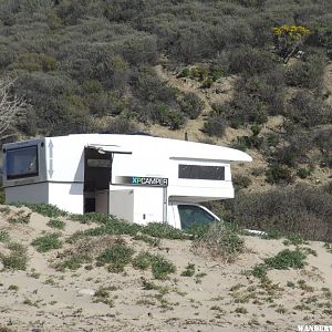 In the dunes, Jalama style