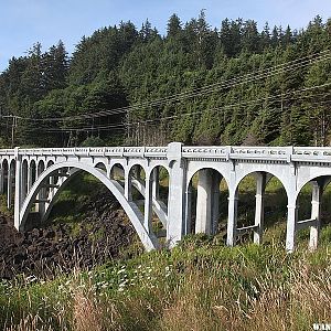 Historic bridge on old 101