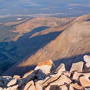 Leadville from Top of Mt Sherman