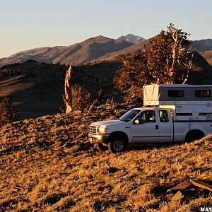 Sunset at Radio Tower Camp