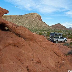 Early Evening in Nevada Red Rock