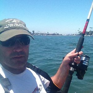 kayak fishing out of newport