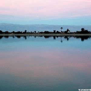 Sunset at Lake cahuilla