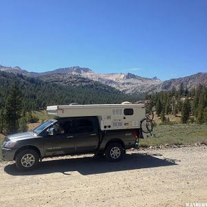 Road to Saddlebag Lake