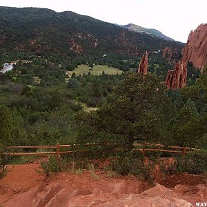 View from Sleeping Giant on a Rainy Day, Garden of the Gods