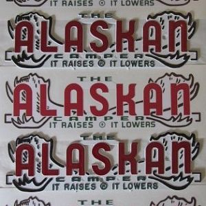 Alaskan emblems decals