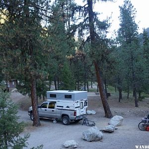 Bonneville camp site