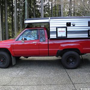 Truck with 180 Lbs