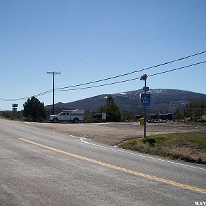 Call box & Pinecrest entrance