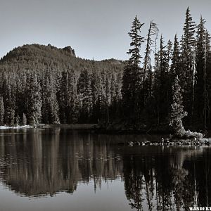 Irish Lake in morning