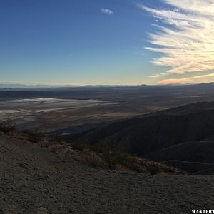 A view looking South above Last Chance Canyon