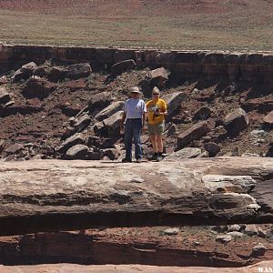 Dick And Ginny On Musselman Arch