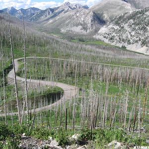 In the heart of Lewis & Clark NF, SE of Glacier NP