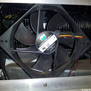 Fan installed