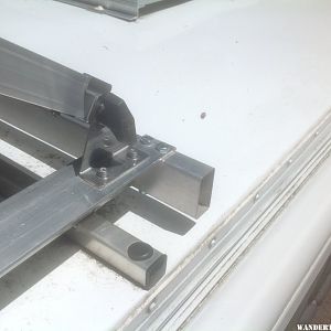 Foot attached to panel