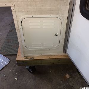 closed propane door