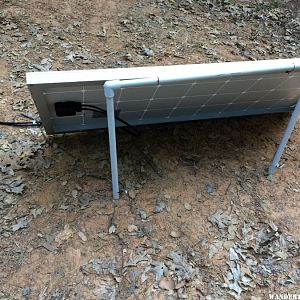 solar panel stand