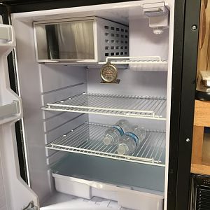 Isotherm 130 fridge inside