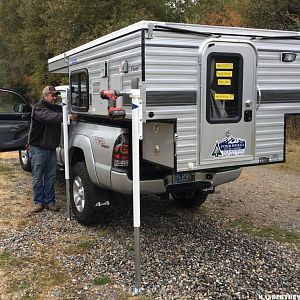 Steven installing in Bozeman, Montana.