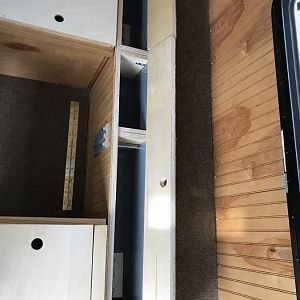 Side storage compartments