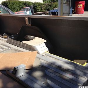 1993 Dodge Ram Cargo Box Cut   Passenger Side