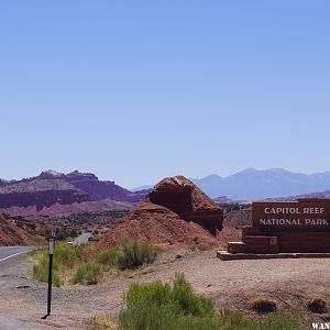 Capital Reef entrance