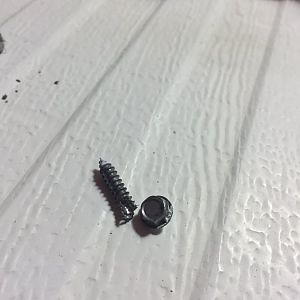 broken roof clamp hook screw