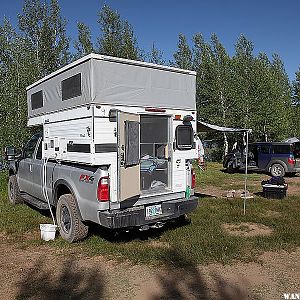 Camping at Steens Mountain - Oregon