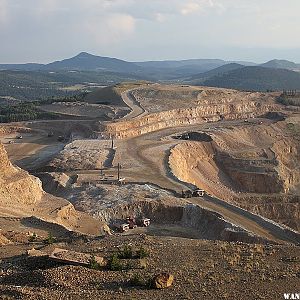 Open pit mine - Victor, Colorado