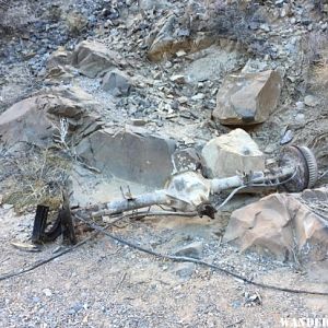 tahoe axle left in Dedeckera Canyon