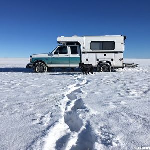 Exploring the frozen landscape of New Mexico