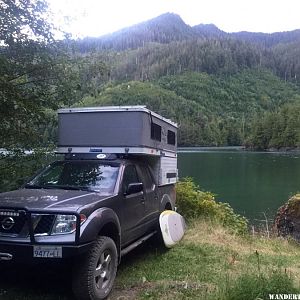 Bandit Camping Northern Vancouver Island Past Port Alice