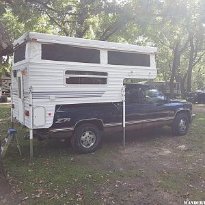 First night in the camper in Rockford IL.