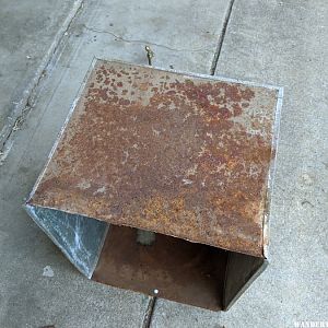 propane cubby rust