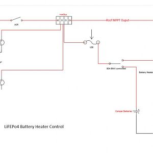 wiring diagram  battery heaters