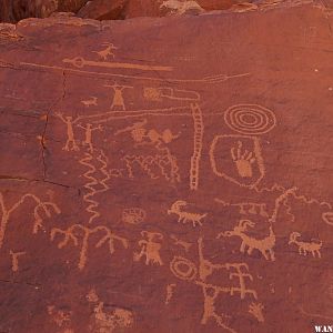 Petroglyphs in Valley of Fire