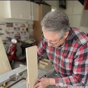 At work on table saw