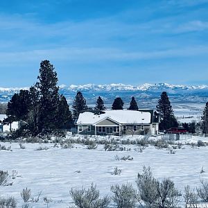 Wallowas Behind the House