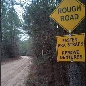 rough road