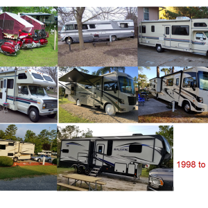 All my previous RV's