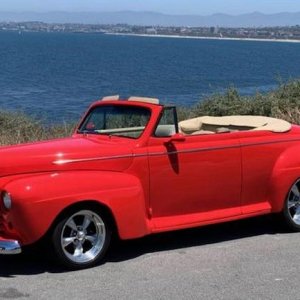 1946 Ford Super Deluxe 
"Lucille' is her name.