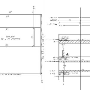 303RLS rear wall