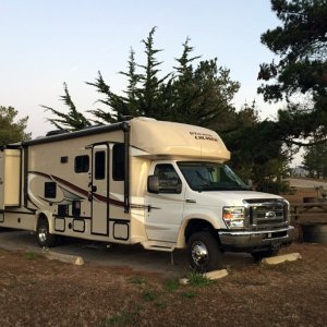 RV San Simeon Park
From this site on the hill we could see the Pacific Ocean maybe a half mile away.