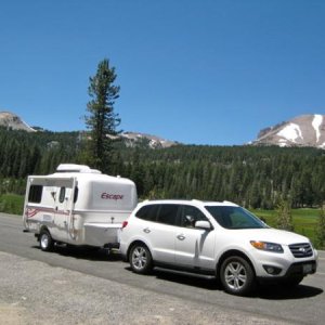 Just cleared 8,511 pass near Lassen Peak.